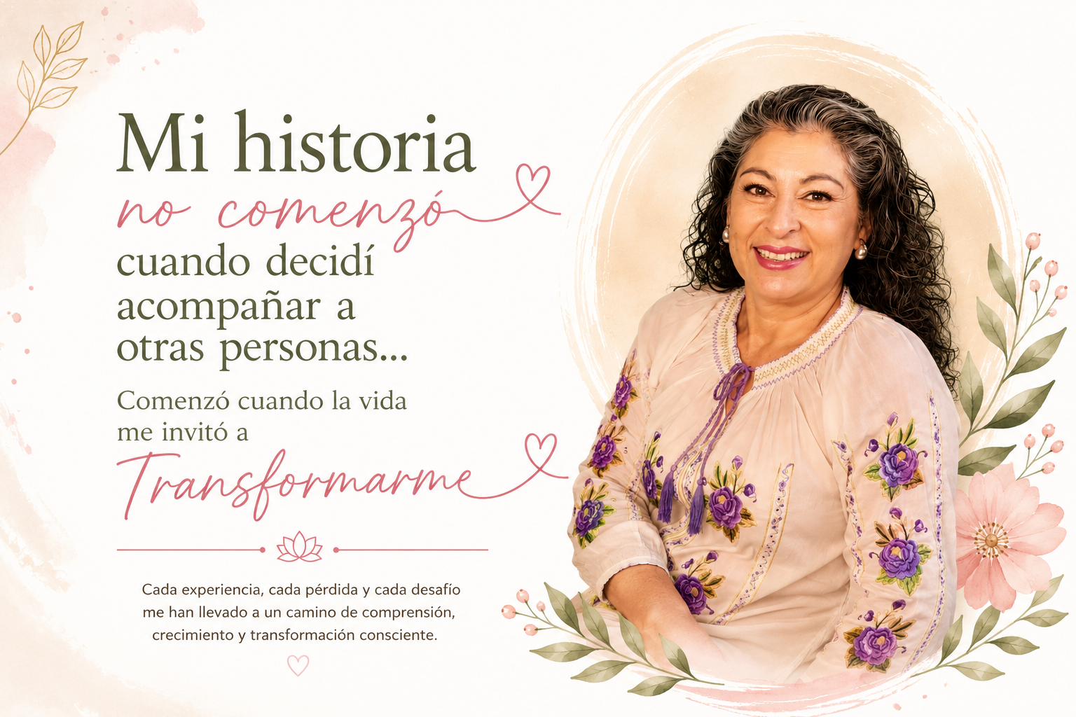 Mariel Rojas compartiendo la historia de vida que dio origen a MAY-RAH-KEY y a su camino de transformación consciente y acompañamiento integral.